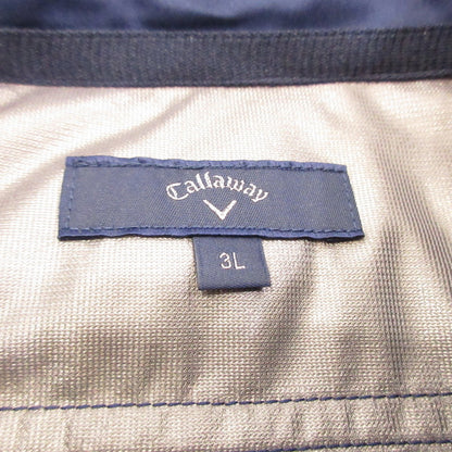 Callaway | キャロウェイ ヘリンボーンプリント中綿入りスターストレッチブルゾン 中綿ジャケット C21215105 ｻｲｽﾞ:3L ネイビー【姫路東店】