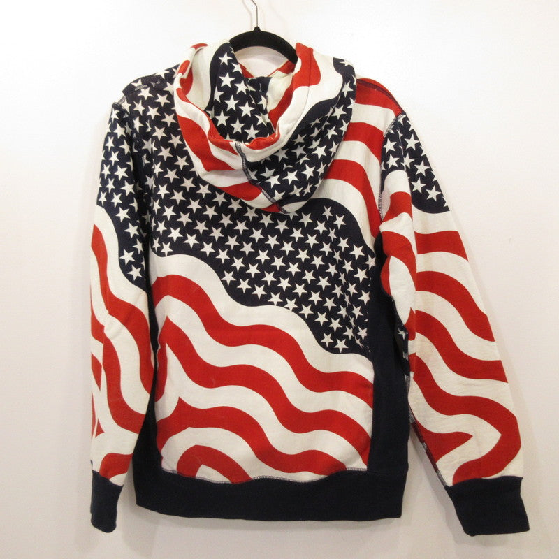 【中古】Supreme | シュプリーム Box Logo Pullover 星条旗 パーカー サイズ：M
