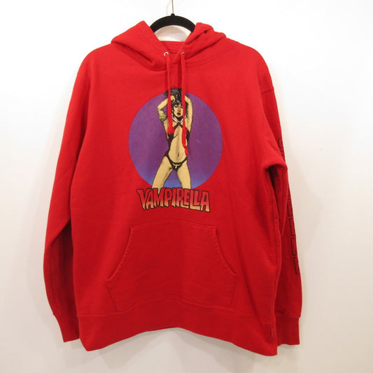 【中古】Supreme | シュプリーム Vampirella Hooded Sweatshirt パーカー レッド サイズ：L