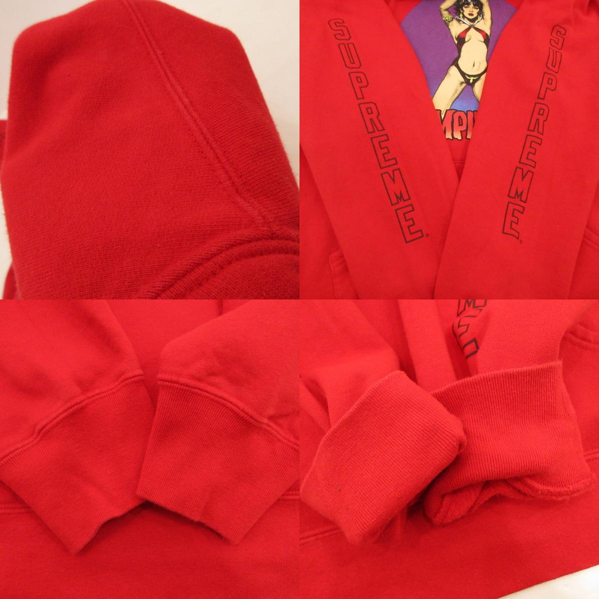 【中古】Supreme | シュプリーム Vampirella Hooded Sweatshirt パーカー レッド サイズ：L