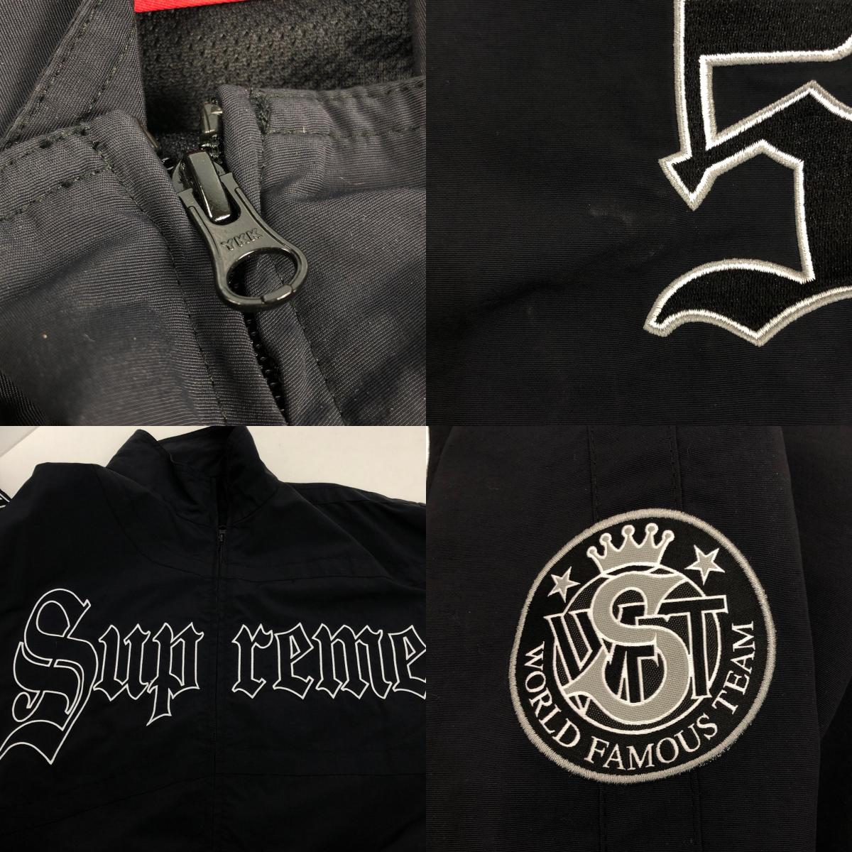 【中古】Supreme | シュプリーム Old English Track Jacket ナイロンジャケット ブラック サイズ：S