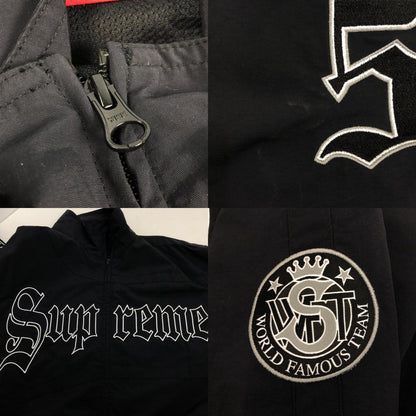 【中古】Supreme | シュプリーム Old English Track Jacket ナイロンジャケット ブラック サイズ：S