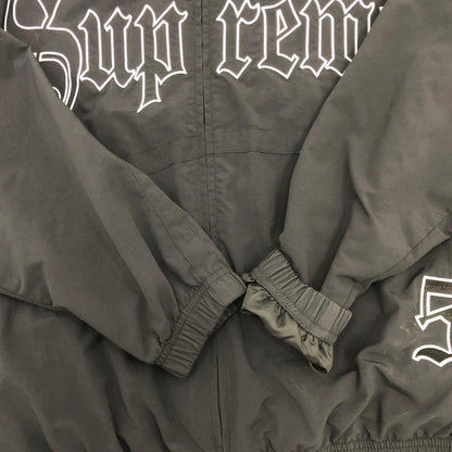 【中古】Supreme | シュプリーム Old English Track Jacket ナイロンジャケット ブラック サイズ：S