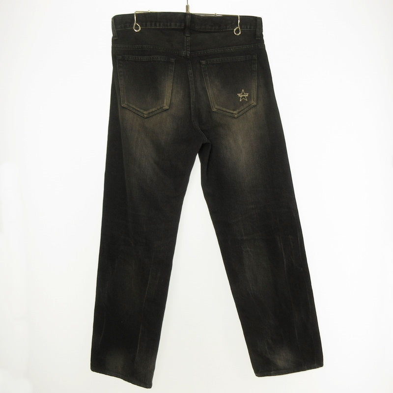 【中古】Supreme | シュプリーム Distressed Loose Fit Selvedge Jean デニムパンツ 2025S/S ブラック サイズ：30