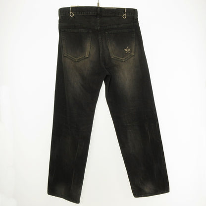 【中古】Supreme | シュプリーム Distressed Loose Fit Selvedge Jean デニムパンツ 2025S/S ブラック サイズ：30