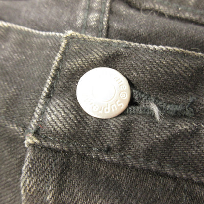 【中古】Supreme | シュプリーム Distressed Loose Fit Selvedge Jean デニムパンツ 2025S/S ブラック サイズ：30