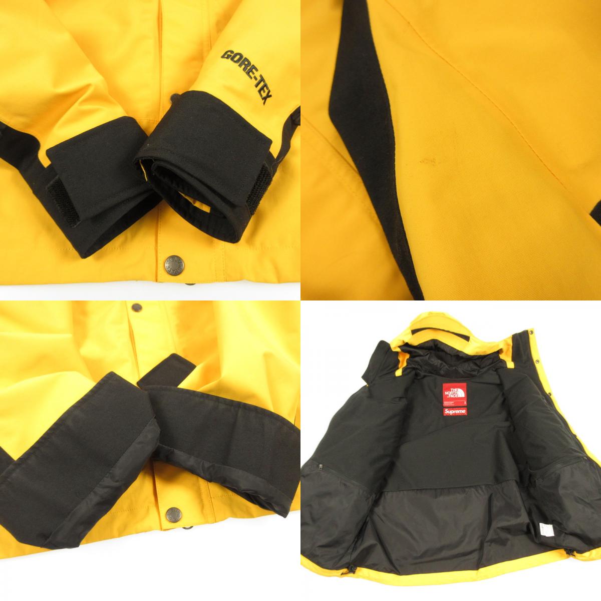 【中古】Supreme | シュプリーム ARC LOGO MOUNTAIN PARKA マウンテンパーカー NP11901I ×THE NORTH FACE イエロー サイズ：S