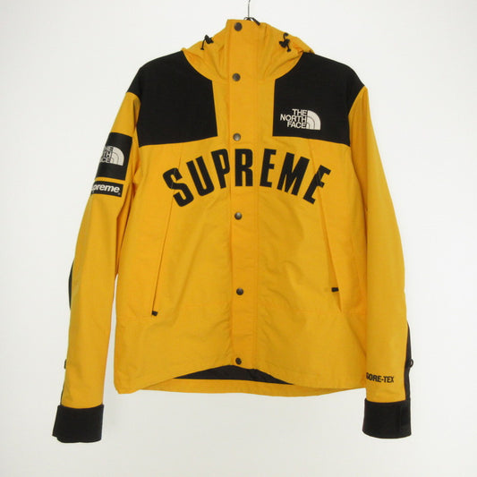 【中古】Supreme | シュプリーム ARC LOGO MOUNTAIN PARKA マウンテンパーカー NP11901I ×THE NORTH FACE イエロー サイズ：S