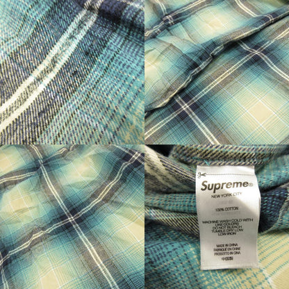 【中古】Supreme | シュプリーム Shadow Plaid Flannel Shirt 長袖シャツ 2023S/S ブルー サイズ：L