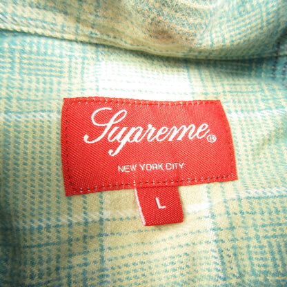 【中古】Supreme | シュプリーム Shadow Plaid Flannel Shirt 長袖シャツ 2023S/S ブルー サイズ：L