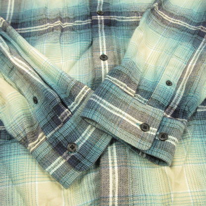 【中古】Supreme | シュプリーム Shadow Plaid Flannel Shirt 長袖シャツ 2023S/S ブルー サイズ：L