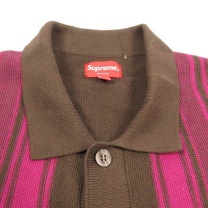 【中古】Supreme | シュプリーム STRIPE BUTTON UP POLO 半袖シャツ 2022S/S サイズ：XL