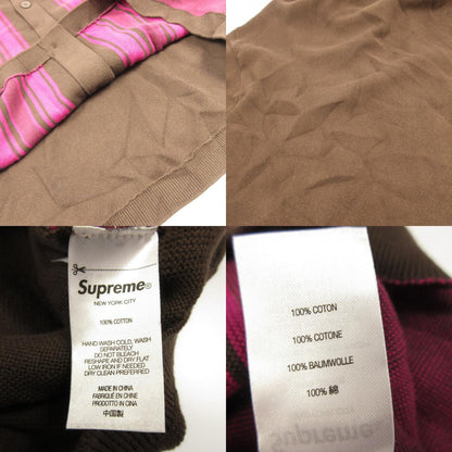 【中古】Supreme | シュプリーム STRIPE BUTTON UP POLO 半袖シャツ 2022S/S サイズ：XL