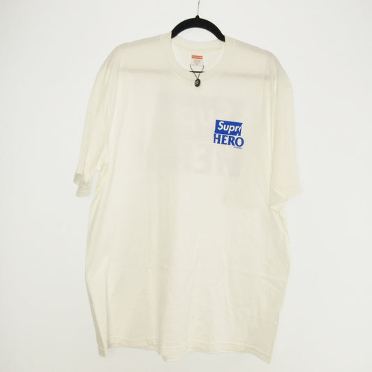 【中古】Supreme | シュプリーム ANTIHERO DOG TEE 半袖Ｔシャツ ×ANTI HERO ホワイト サイズ：XL