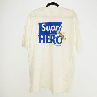 【中古】Supreme | シュプリーム ANTIHERO DOG TEE 半袖Ｔシャツ ×ANTI HERO ホワイト サイズ：XL