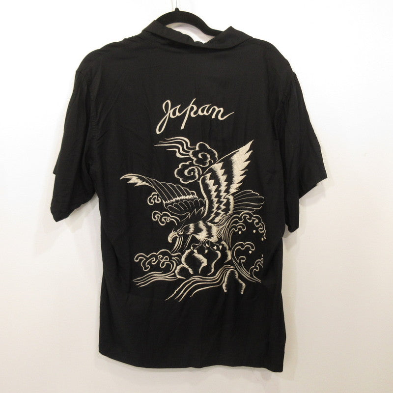 TAILOR TOYO (Toyo Enterprise) | Tailor Toyo Sukajan Shirt Short Sleeve TT31748 Black Size: M
