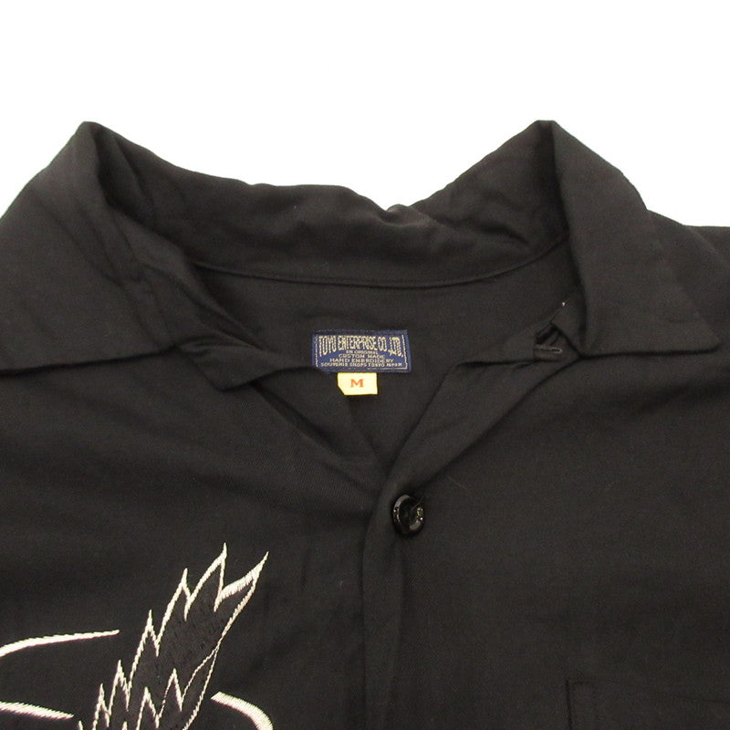 TAILOR TOYO (Toyo Enterprise) | Tailor Toyo Sukajan Shirt Short Sleeve TT31748 Black Size: M