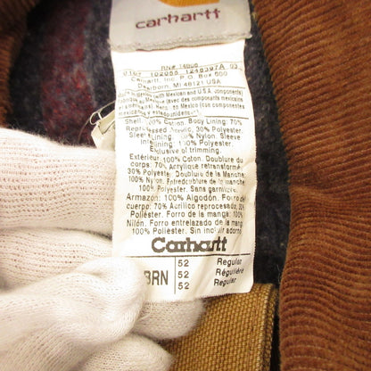 Carhartt | カーハート DUCK CHORE COAT カバーオール C01 BRN 企業ロゴ入り 年式:00s ブラウン サイズ：52【姫路東店】
