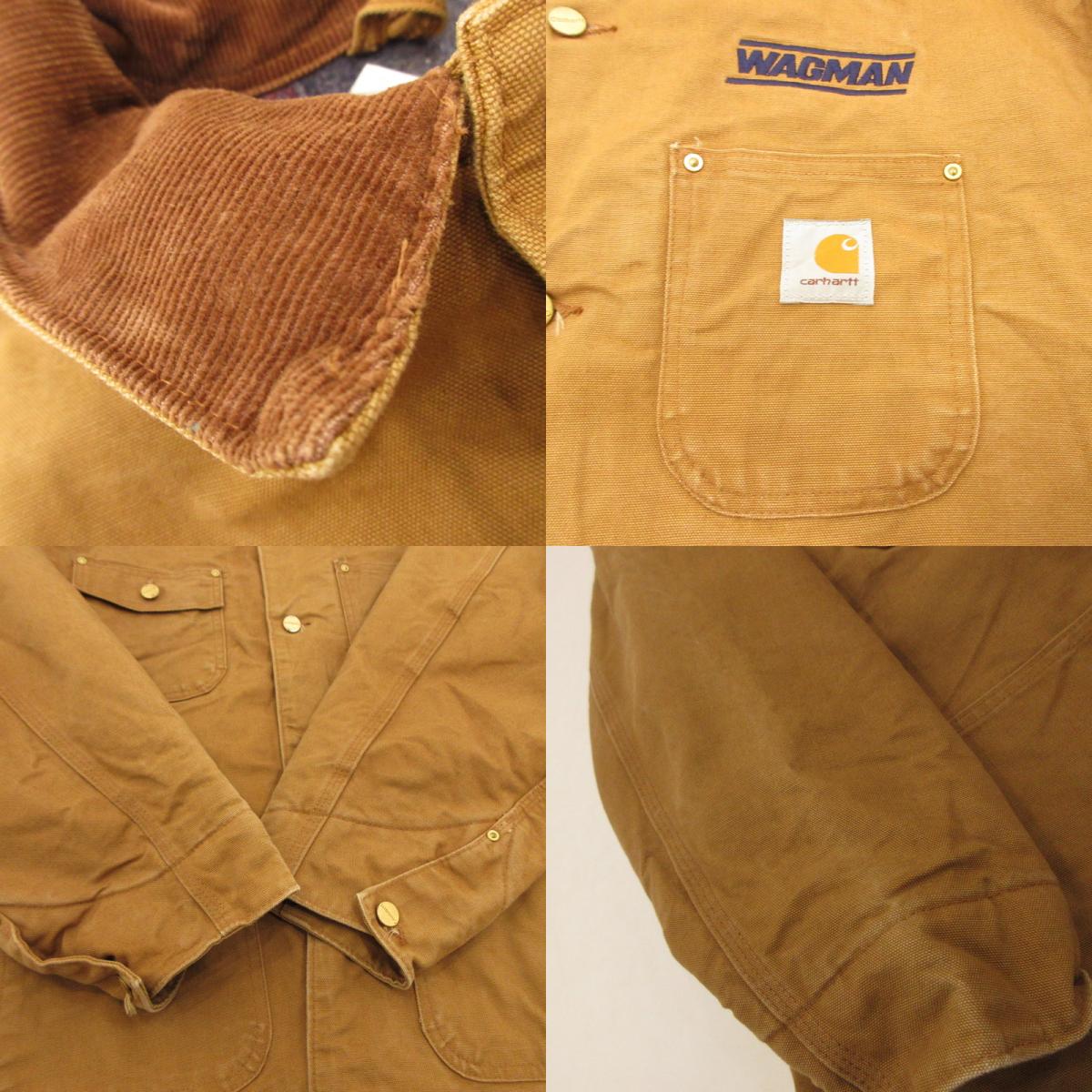 Carhartt | カーハート DUCK CHORE COAT カバーオール C01 BRN 企業ロゴ入り 年式:00s ブラウン サイズ：52【姫路東店】