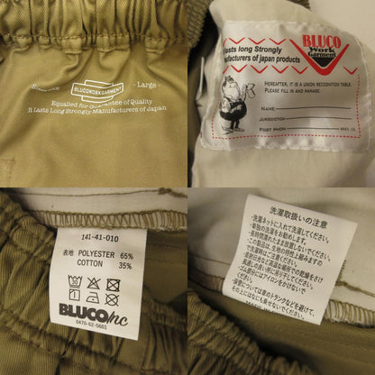 BLUCO | ブルコ EASY WORK PANTS パンツ 141-41-010 ベージュ サイズ：L