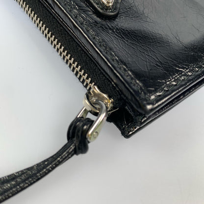 PRADA | プラダ SOFT LUX 二つ折り財布 2ML049 2025S/S ブラック【姫路東店】