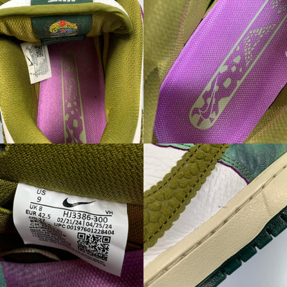 NIKE | ナイキ SB DUNK LOW OIL GREEN スニーカー HJ3386-300 2024S/S サイズ:27.0cm グリーン 27cm【姫路東店】