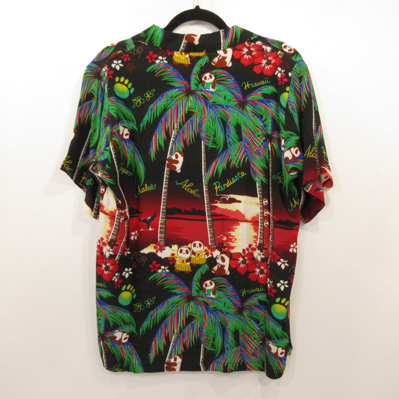 PANDIESTA JAPAN | Palm Tree Panda Short Sleeve Shirt 529215 Size: M