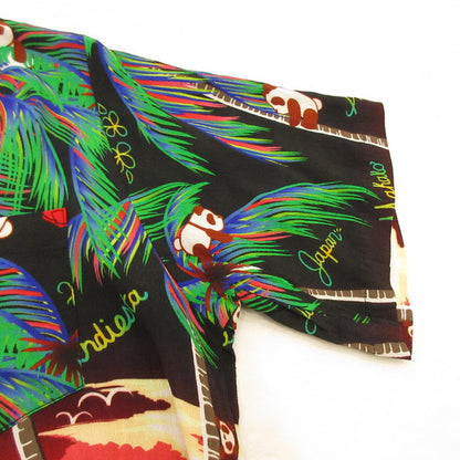 PANDIESTA JAPAN | Palm Tree Panda Short Sleeve Shirt 529215 Size: M