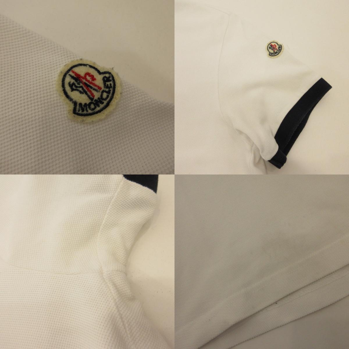MONCLER | Moncler Polo Shirt 8309850 Domestic Authenticity White Size: S