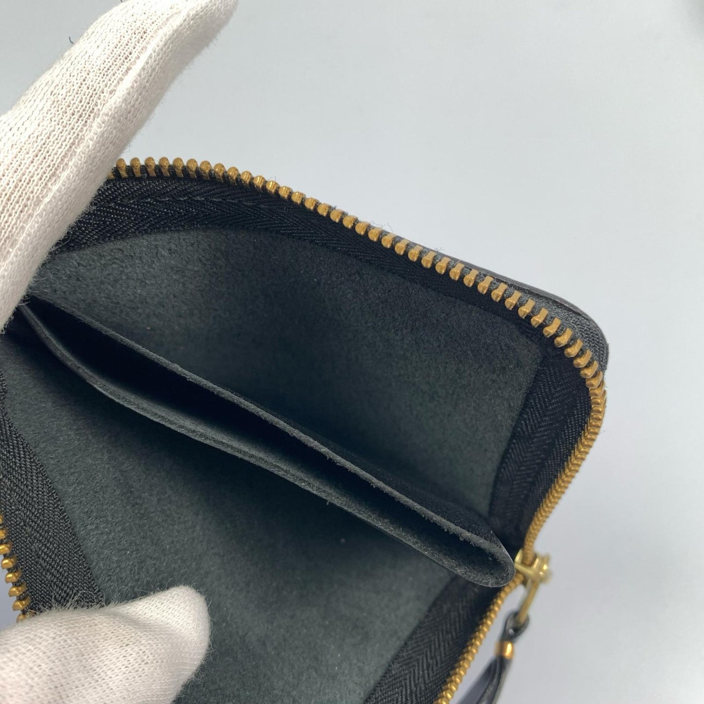 【中古】COMME des GARCONS | コムデギャルソン CLASSIC PLAIN Lジップ ウォレット 長財布 ブラック