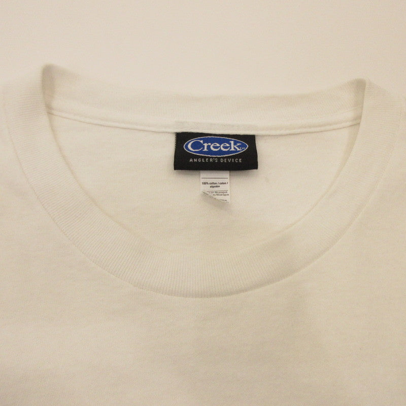 Creek Angler's Device | Creek Angler's Device Fisherman Tee Short Sleeve T-Shirt Size: 2XL White