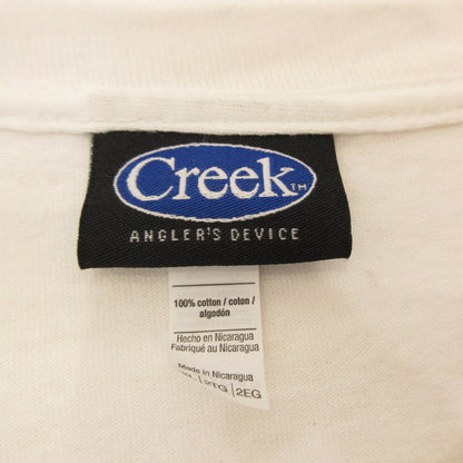 Creek Angler's Device | Creek Angler's Device Fisherman Tee Short Sleeve T-Shirt Size: 2XL White
