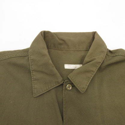 COMOLI | コモリ OD オープンカラーシャツ 長袖シャツ L03-02005 オリーブ サイズ：1【姫路東店】