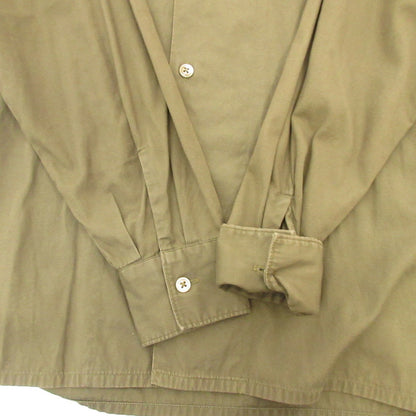 COMOLI | コモリ OD オープンカラーシャツ 長袖シャツ L03-02005 オリーブ サイズ：1【姫路東店】