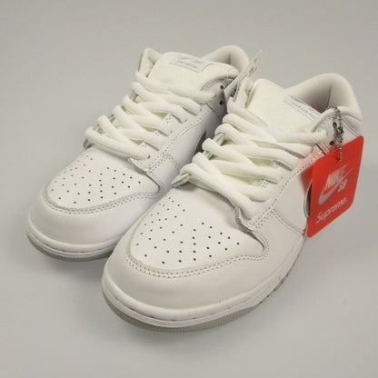 【中古】Supreme | シュプリーム×NIKE SB DUNK LOW PRO OG QS スニーカー HQ8487-100 ホワイト 27cm
