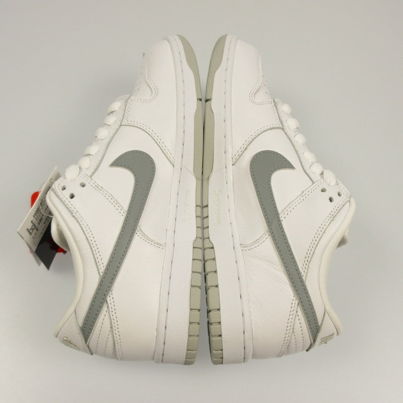 【中古】Supreme | シュプリーム×NIKE SB DUNK LOW PRO OG QS スニーカー HQ8487-100 ホワイト 27cm