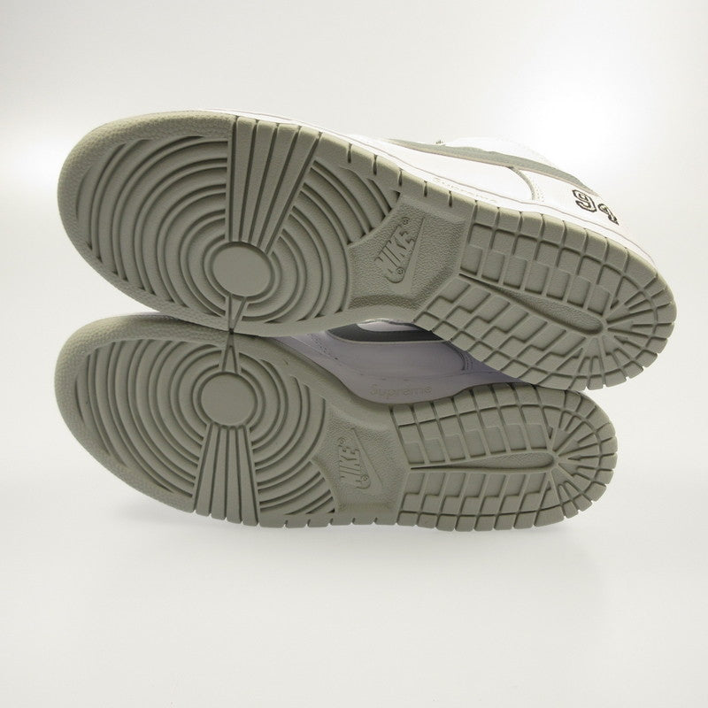 【中古】Supreme | シュプリーム×NIKE SB DUNK LOW PRO OG QS スニーカー HQ8487-100 ホワイト 27cm