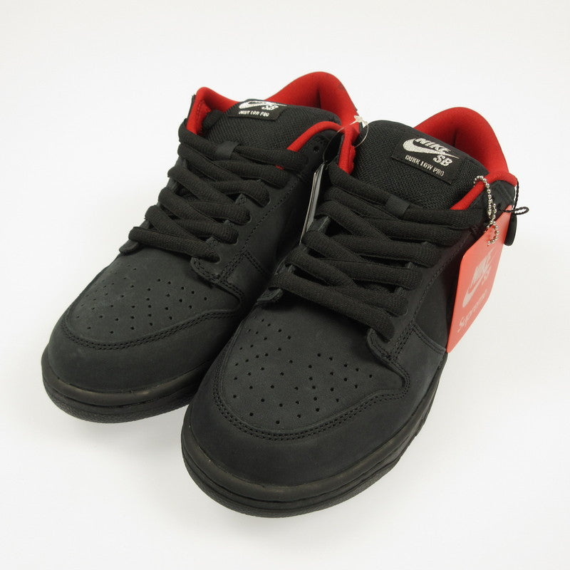 【中古】Supreme | シュプリーム×NIKE SB DUNK LOW PRO OG QS スニーカー HQ8487-001 ブラック 27cm