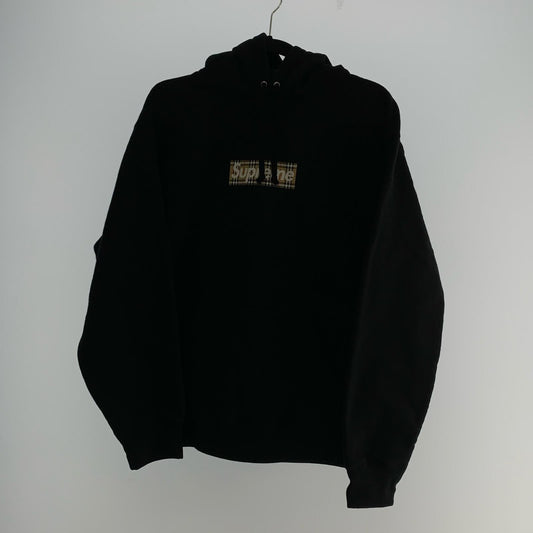 【中古】Supreme | シュプリーム Burberry Box Logo Hooded Sweatshirt パーカー 2022S/S ブラック サイズ：M