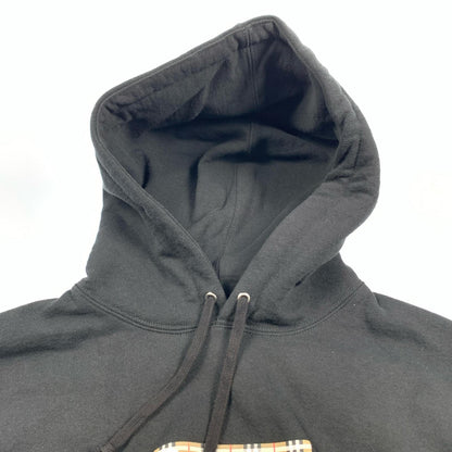 【中古】Supreme | シュプリーム Burberry Box Logo Hooded Sweatshirt パーカー 2022S/S ブラック サイズ：M