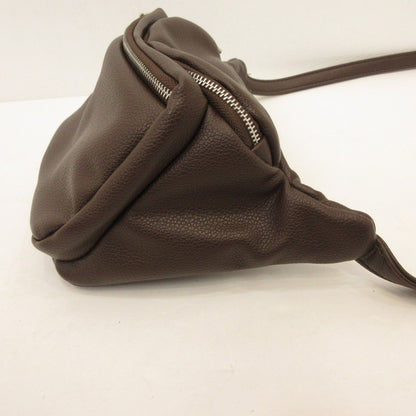 loose lamb leather body bag ボディバッグ ブラウン【姫路東店】