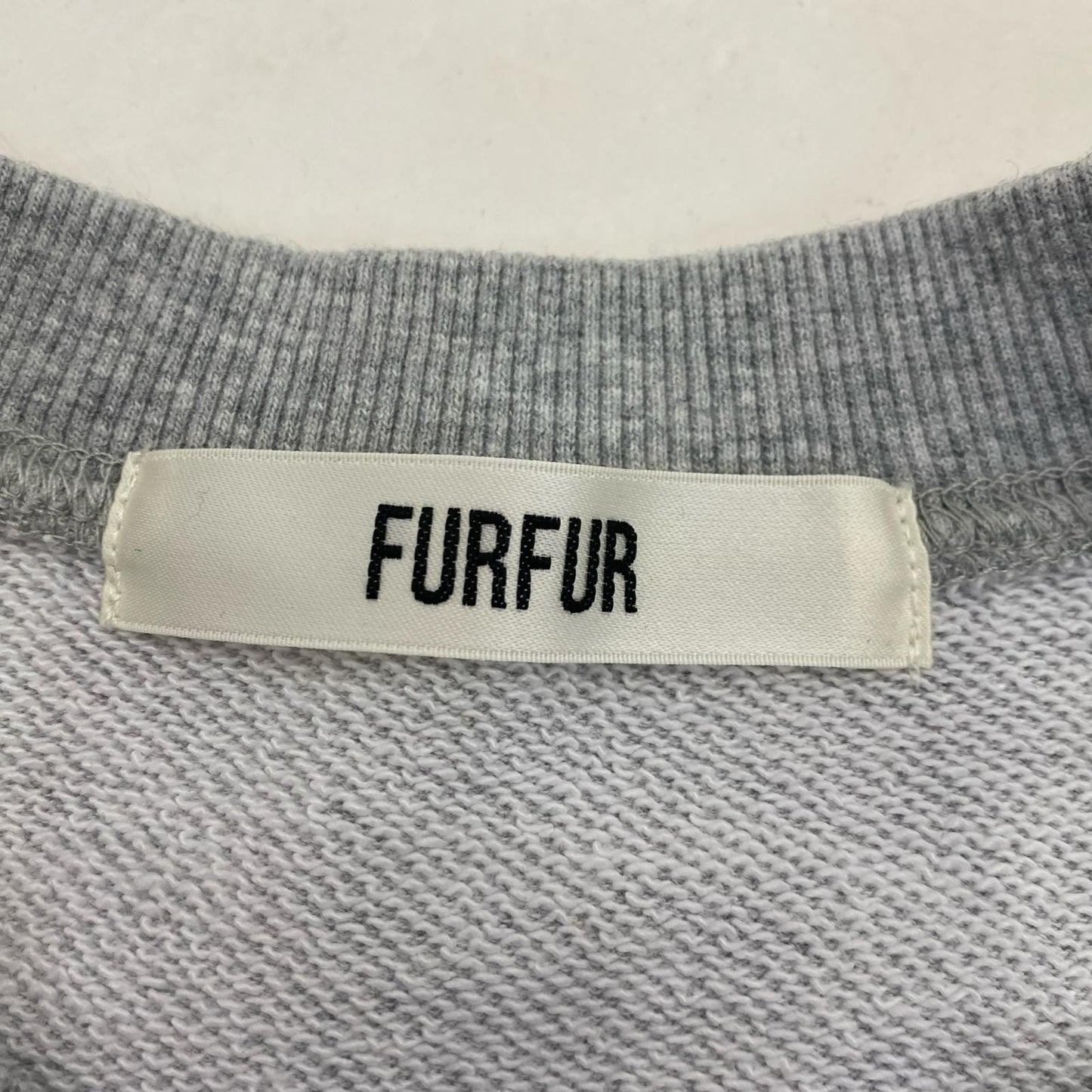 furfur | ファーファー ミニハート刺繍スウェット スウェット RWCT251096 2025S/S グレー【姫路東店】