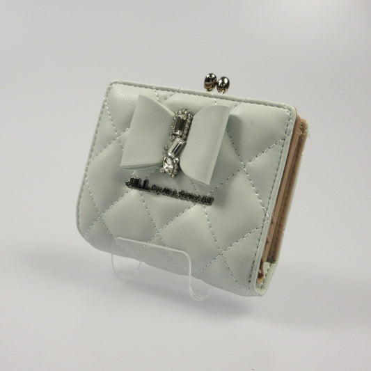 JILL BY JILL STUART | ジルバイジルスチュアート RIBBONキルトウォレット がま口財布 125-5287014 ブルー【姫路東店】