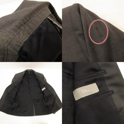 Dior | ディオール ナロースモーキングジャケット テーラードジャケット 133C202S1639 グレー サイズ：46【姫路東店】