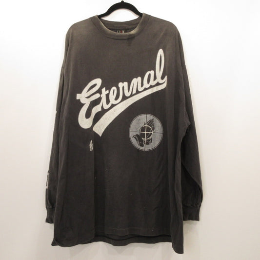 SAINT MICHAEL | セントマイケルセイントマイケル FG_LS TEE 長袖Ｔシャツ SM-HR8-0000-C02 ブラック【姫路東店】