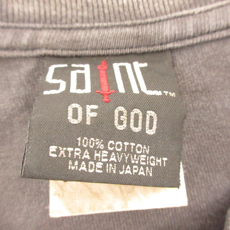 SAINT MICHAEL | セントマイケルセイントマイケル FG_LS TEE 長袖Ｔシャツ SM-HR8-0000-C02 ブラック【姫路東店】