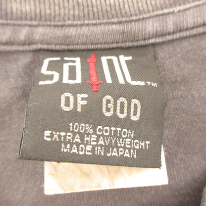 SAINT MICHAEL | セントマイケルセイントマイケル FG_LS TEE 長袖Ｔシャツ SM-HR8-0000-C02 ブラック【姫路東店】