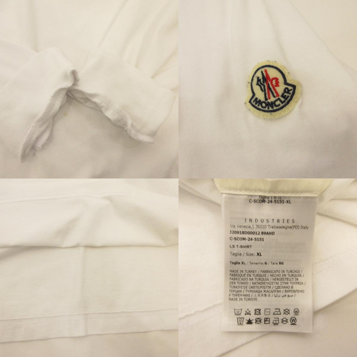 MONCLER | Moncler Long Sleeve T-shirt J20918D00012 ×BATMAN White Size: XL
