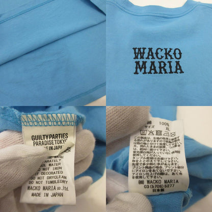 WACKOMARIA | ワコマリア WASHED HEAVY WEIGHT LONG SLEEVE T-SHIRT 長袖Ｔシャツ ライトブルー サイズ：XL