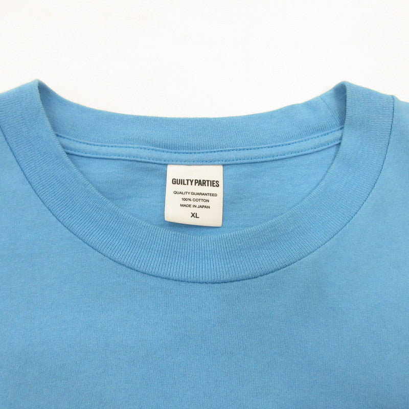 WACKOMARIA | ワコマリア WASHED HEAVY WEIGHT LONG SLEEVE T-SHIRT 長袖Ｔシャツ ライトブルー サイズ：XL
